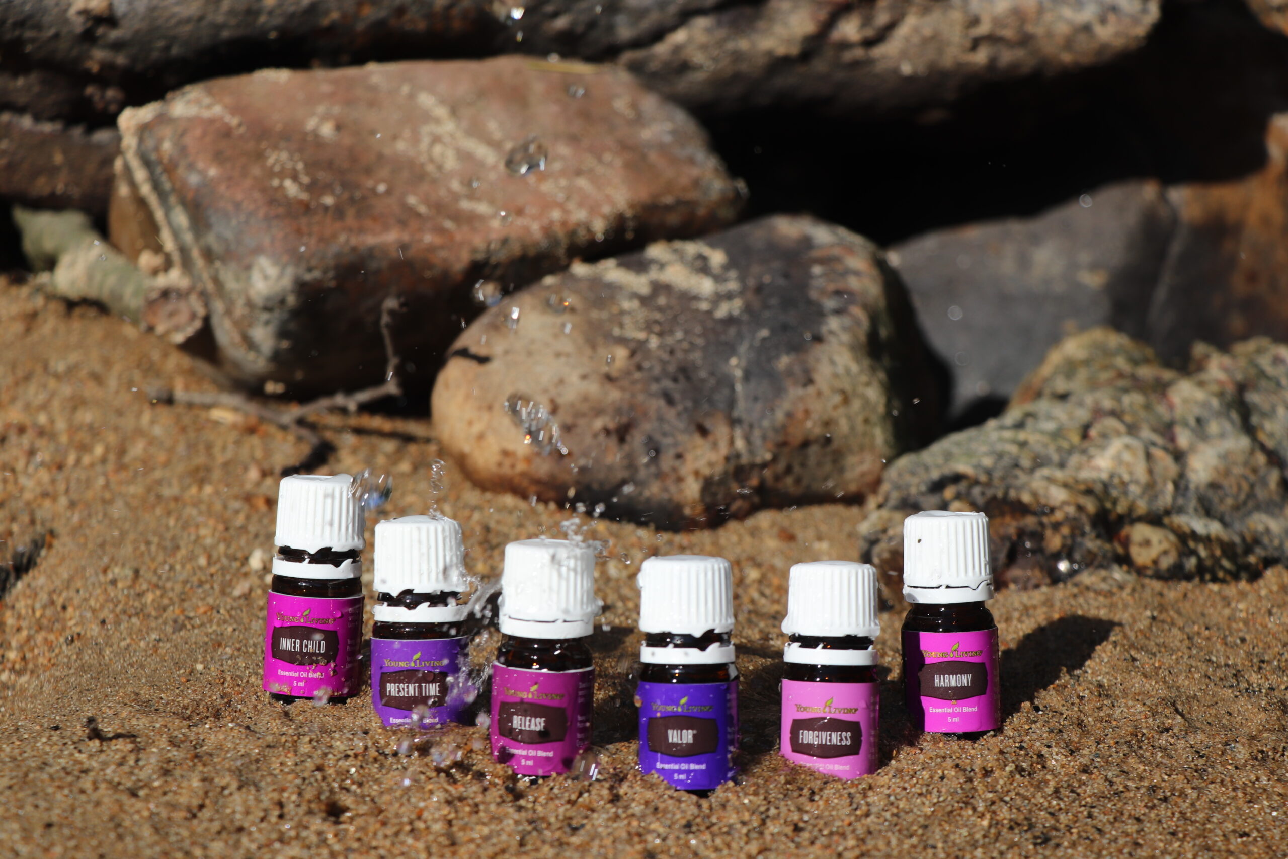 Öle stehend Tropfen